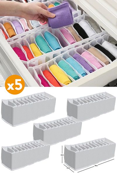 ESTİ 5-Piece 11-Piece Drawer Accordion Organizer Medium Size