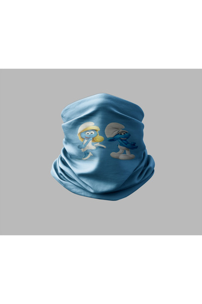 Buffalo قناع برتقالي خارجي للجنسين - تصميم السنافر لراكبي الدراجات النارية