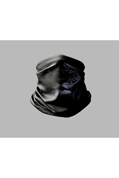 Buffalo قناع برتقالي خارجي للجنسين - باندانا طوق للرقبة بتصميم حيوانات