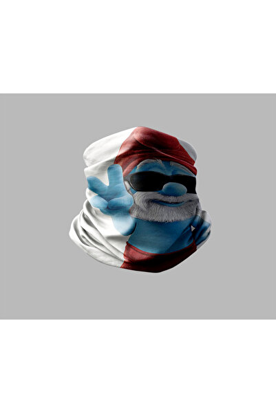 Buffalo قناع برتقالي خارجي للجنسين - تصميم السنافر لراكبي الدراجات النارية