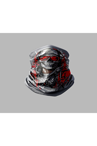 Buffalo Unisex Outdoor Buff Mask - Skull Design, Neck Collar Biker Bandana