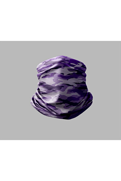 Buffalo Kamuflaj Tasarımlı Motorcu Buff Maske Outdoor Boyunluk Unisex Bandana