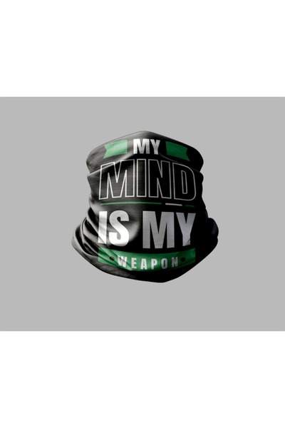 Buffalo قناع برتقالي خارجي للجنسين - تصميم حروف، باندانا طوق الرقبة