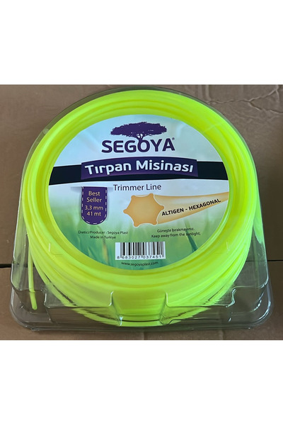 SEGOYA Tırpan Misinası Altıgen 3,3mm 41mt.