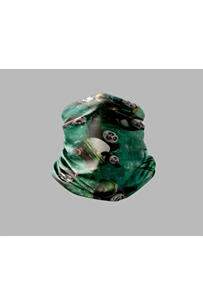 Buffalo قناع برتقالي خارجي للجنسين - باندانا طوق للرقبة بتصميم حيوانات