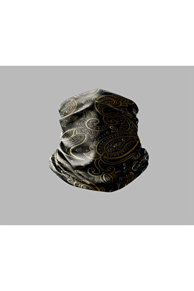 Buffalo Unisex Outdoor Neck Collar Bandana - Marbling Art Design, Biker Buff ...