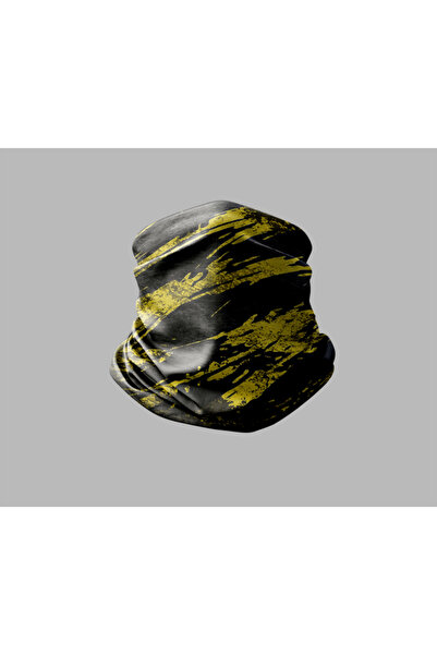 Buffalo قناع برتقالي للرقبة بتصميم مموه للجنسين