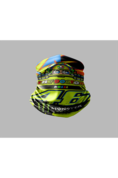 Buffalo Motorcycle Designed Biker Buff Mask Outdoor Neck Collar Unisex Bandana