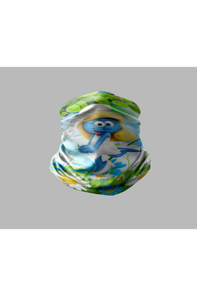 Buffalo قناع برتقالي خارجي للجنسين - تصميم السنافر لراكبي الدراجات النارية