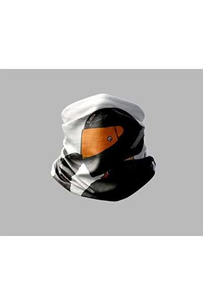 Buffalo Motorcycle Designed Biker Buff Mask Outdoor Neck Collar Unisex Bandana