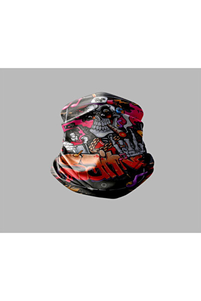 Buffalo Unisex Outdoor Buff Mask - Skull Design, Neck Collar Biker Bandana