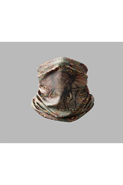 Buffalo Unisex Outdoor Neck Collar Bandana - Marbling Art Design, Biker Buff ...