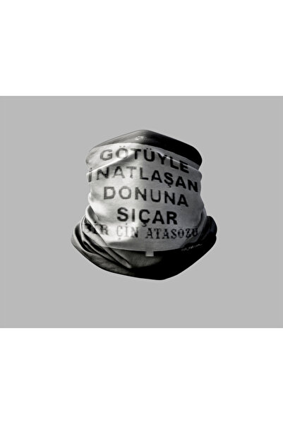 Buffalo Duvar Yazısı Tasarımlı Motorcu Buff Maske Outdoor Boyunluk Unisex Ban...