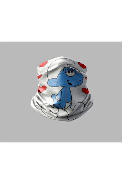 Buffalo قناع برتقالي خارجي للجنسين - تصميم السنافر لراكبي الدراجات النارية