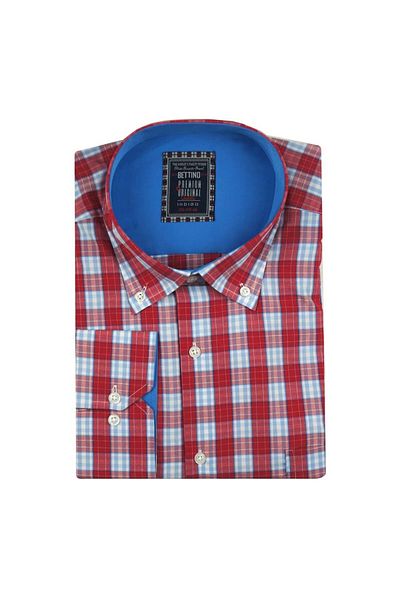 marufshop Cămașă cu mânecă lungă din bumbac de mărime mare pentru bărbați, potrivită pentru greutatea de 117 kg