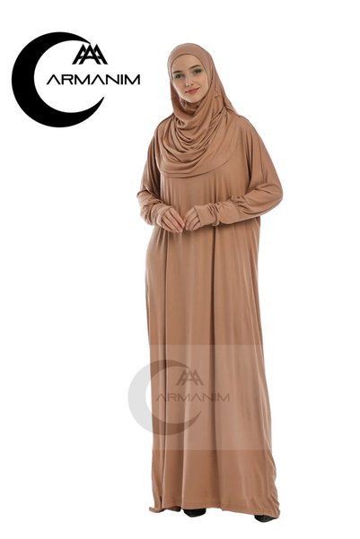 IYDGAH My Armanim Hijab Dress - One Piece, Multi-Purpose, Easy-to-Use, Prayer Dress with Headscarf