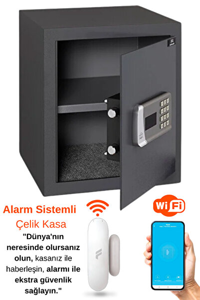 KALE Kk Eko 400 Elektronik Şifreli Çelik Kasa Büyük Boy Akıllı Para Evrak Kas...