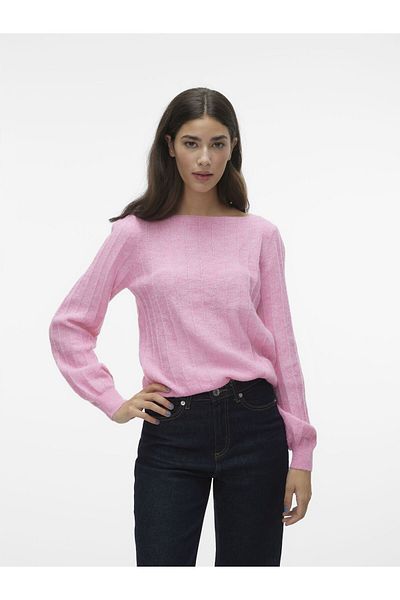 Vero Moda Strickpullover VMKAMILLE LS BOATNECK PULLOVER GA