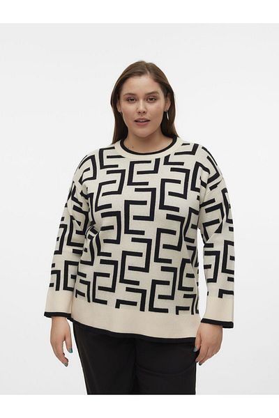 Veromoda Curve Strickpullover Rundhals Curve Pullover