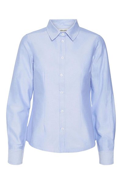 Vero Moda Slim-Fit-Hemd mit Kragen, Ärmelbündchen und Knopf-Hemd