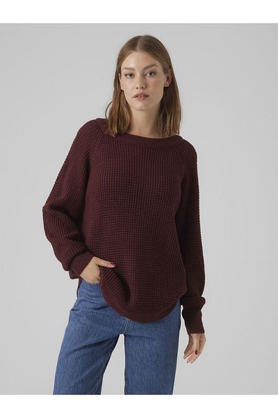 Vero Moda Strickpullover VMRICIENEW LS BOATNECK BLOUSE REP EXC