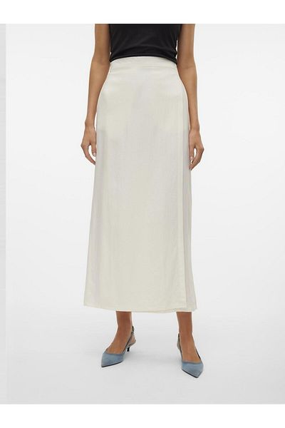 Vero Moda Rock Vminayah Hohe Taille Langer Rock