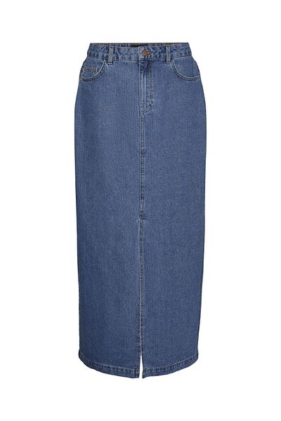 Vero Moda Jeansrock Vmjust Hohe Taille Langer Rock