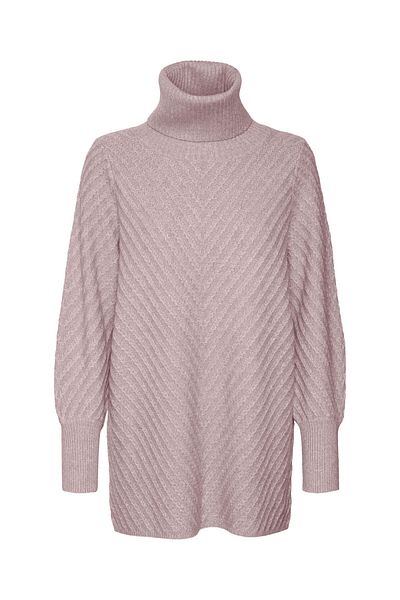 Vero Moda Strickpullover VMANJASTINNA LONG COWL PULLOVER GA EXC