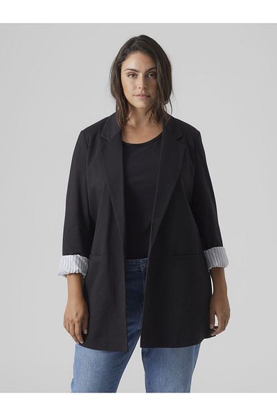 Veromoda Curve Blazer Locker geschnitten Reverskragen Curve Blazer
