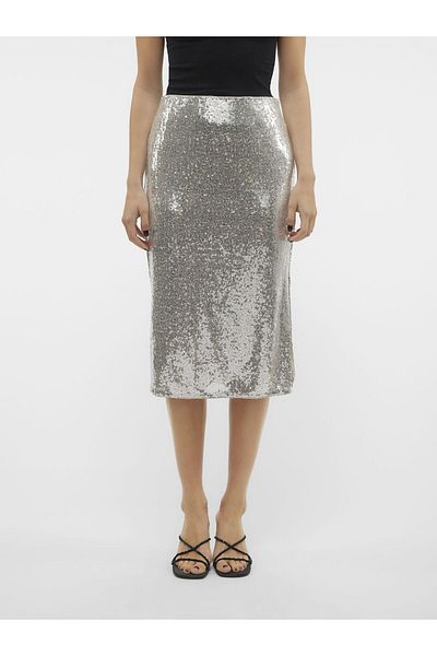Vero Moda Rock Vmkaje Hohe Taille Midirock