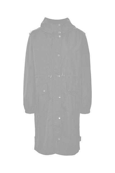 Vero Moda Langer Parka Kapuze Elastischer Bündchen Parka