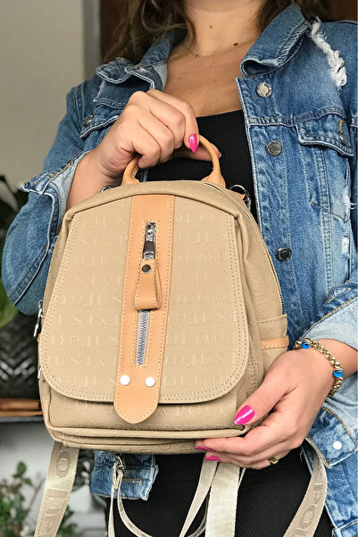 Just Polo Milano Design 4058-Sand Tan Shoulder Bag