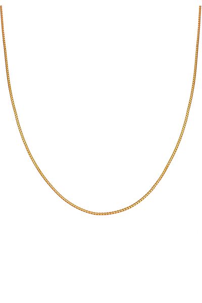ELLI Damen-Halskette „Venice“ – Basic Minimal Design, abgerundetes 925er-Sterlingsilber