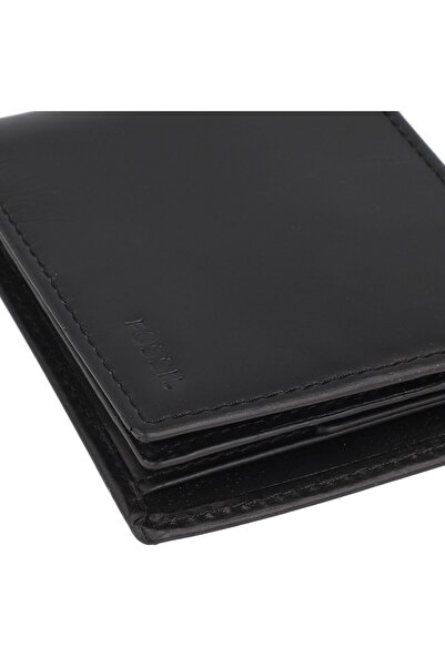 Fossil Derrick Wallet RFID protection Leather 12 cm