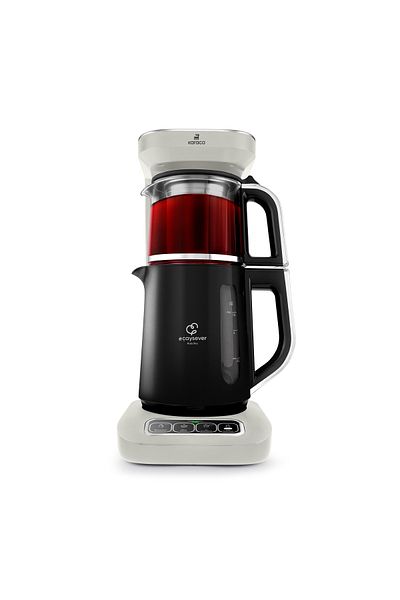 Karaca Çaysever Robotea Pro Connect 4 in 1 Sprechender Automatischer Glas-Teekocher und Filter-Kaffe