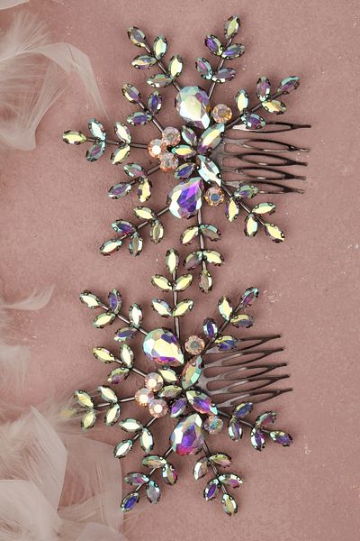 Hayalperest boncuk Model Floral Elegant Accesoriu De Par Nunta De Mireasa Accesoriu De Par Costum Pentru Bal si Petreceri Cu Janjan