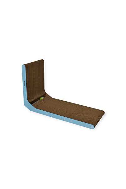 Rotipet Cardboard Cat Scratcher L-Shaped Bulk with Catnip 28x42x68 cm