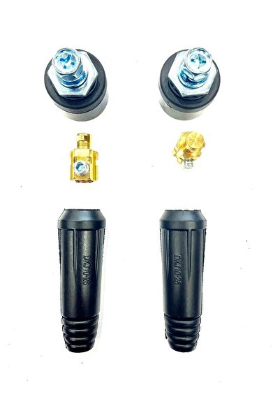Evoteknik Kaynak Makina Jack 10-25 Tip Kaynak Makina Soketi 2 Takım