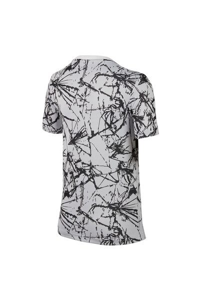 Nike Ανδρικό παιδικό γκρι αθλητικό μπλουζάκι ποδοσφαίρου F.C dri fit