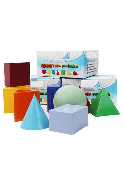 AVMmarketim 3D Geometric Bodies for Geometry 11 Pieces Geometric Shape