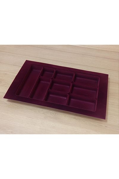 NETAKS 40x65 Makeup Organizer In-Drawer Jewelry Organizer Box Plum Jewelry Accessory Organizer
