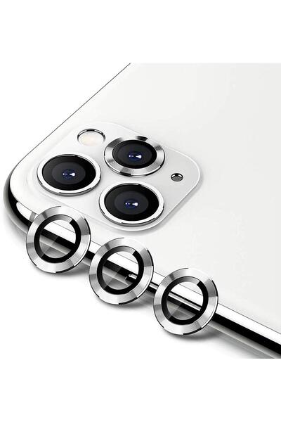 Evax (METAL LENS) Iphone 11 Pro Max / Iphone 11 Pro Uyumlu Kamera Koruyucu Le...