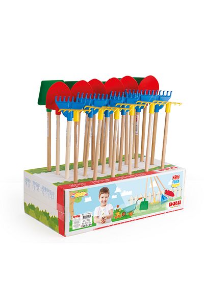 DOLU OYUNCAK Red-Blue Rake and Shovel Set of 2