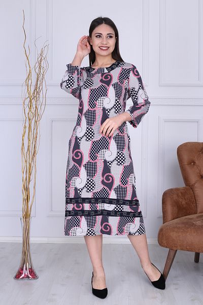 Wild Love Rochie de dama 100% bumbac brodata cu piatra imprimata
