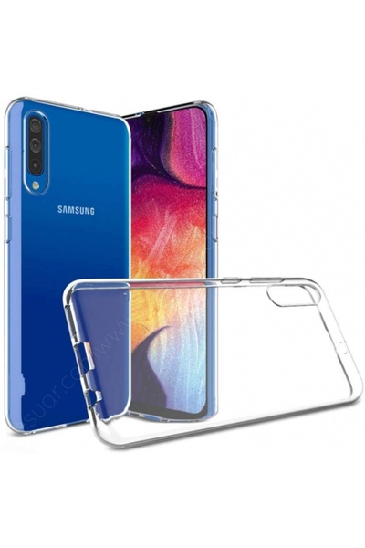 ZETT Samsung Galaxy A70 ŞEFFAF Kılıf Crystal  Pc Antishock Darbe Emici Kenar ...