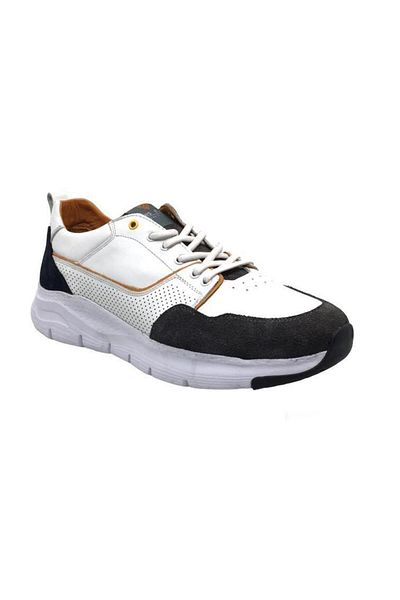 Luis Figo Pantofi sport ortopedici din piele naturală pentru bărbați, confortabili, zilnic, mărimi mari, 45-50