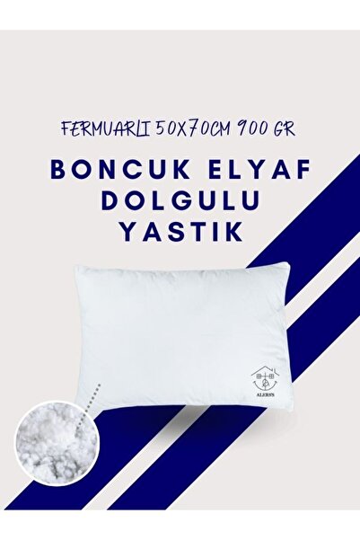 ALERSS 50X70 cm Boncuk Elyaf Dolgulu Fermuarlı Yastık (1 adet 900 Gr)