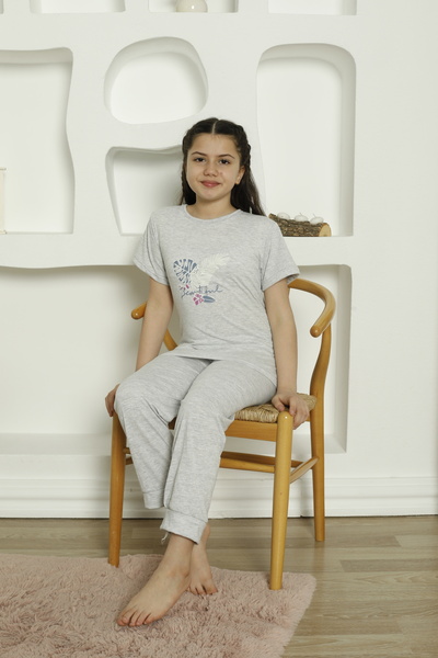 FAMES PİJAMA Summer Girl's Pajama Set