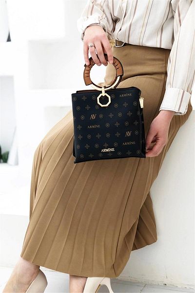 Armine 260 Women's Handbag Black Printed