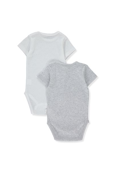 Bebetto AJURLU SHORT SLEEVE BODY 2-PACK (BASIC/24) T 3387